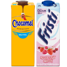 Houdbare Chocomel, Fristi of Optimel